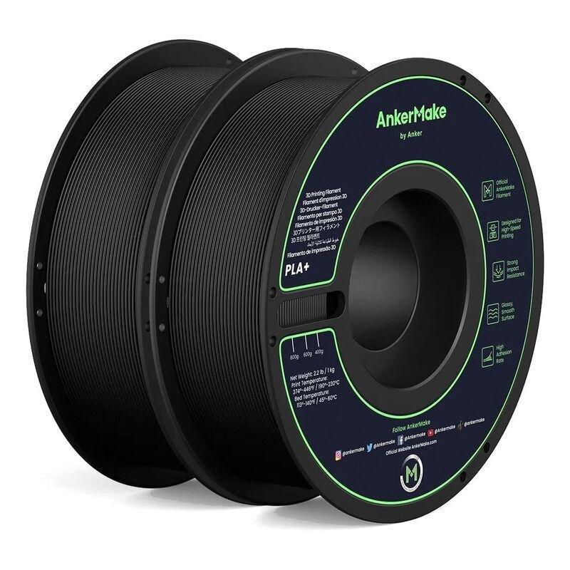 AnkerMake PLA+ Filament - Black (Pack of 2), , large image number 0