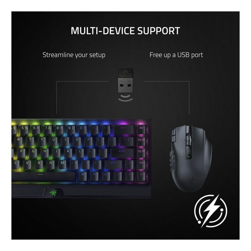Razer Naga V2 Hyperspeed - MMO Wireless Gaming Mouse, , large image number 2