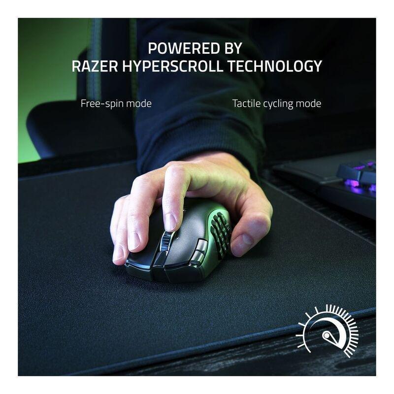 RAZER - Razer Naga V2 Hyperspeed - MMO Wireless Gaming Mouse