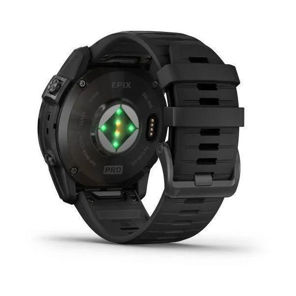 Garmin epix Pro (Gen 2) - Standard Edition Smartwatch - Slate Grey with Black Band (51mm), , large image number 1