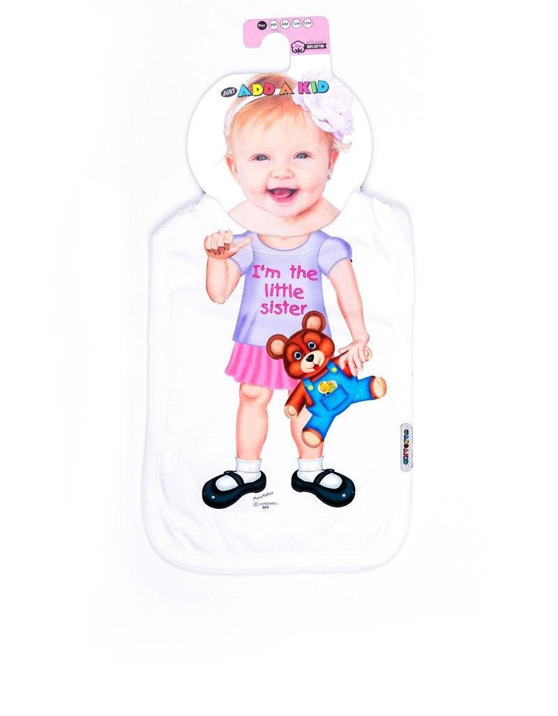 Add A Kid Little Sister Bib, , large image number 0