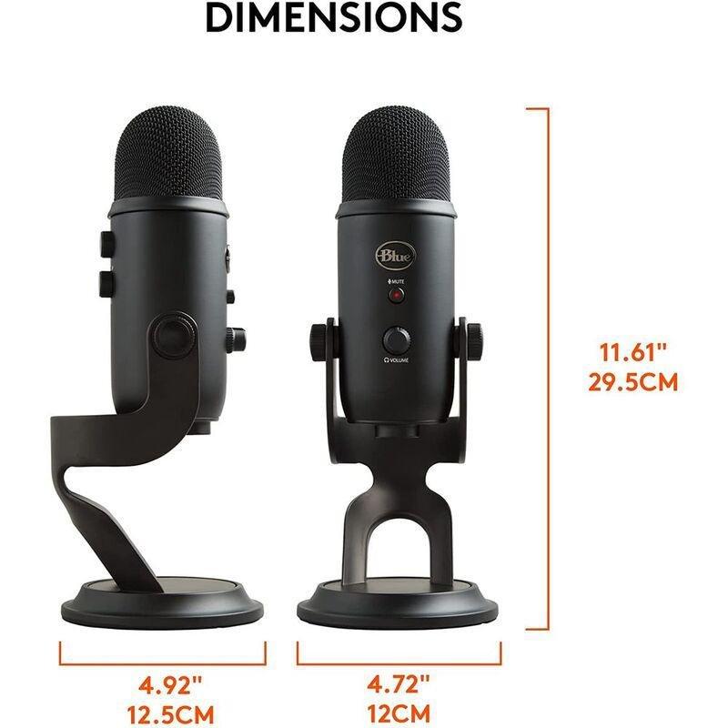 Blue Yeti Blackout USB Microphone, , large image number 2