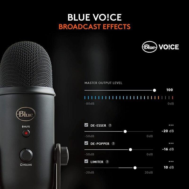 Blue Yeti Blackout USB Microphone, , large image number 3