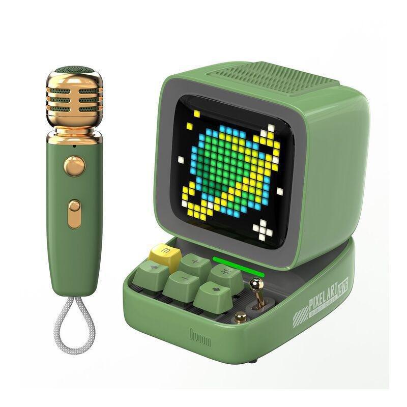 Divoom Ditoomic Bluetooth Speaker Microphone Karaoke Function - Green, , large image number 5