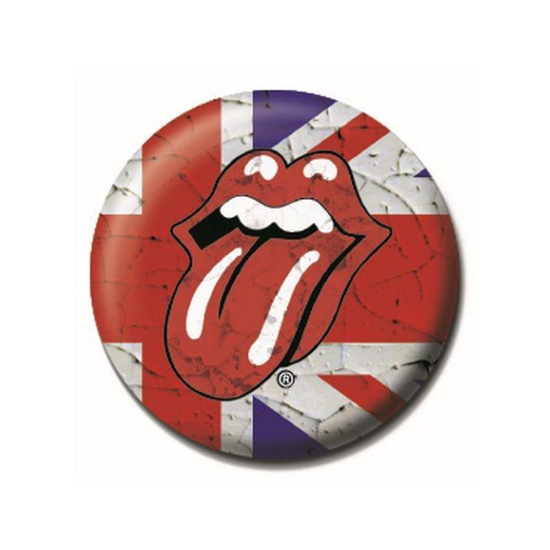 Rolling Stones Worn Union Jack 25mm Button Badge, , large image number 0