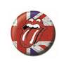 PYRAMID POSTERS - Rolling Stones Worn Union Jack 25mm Button Badge