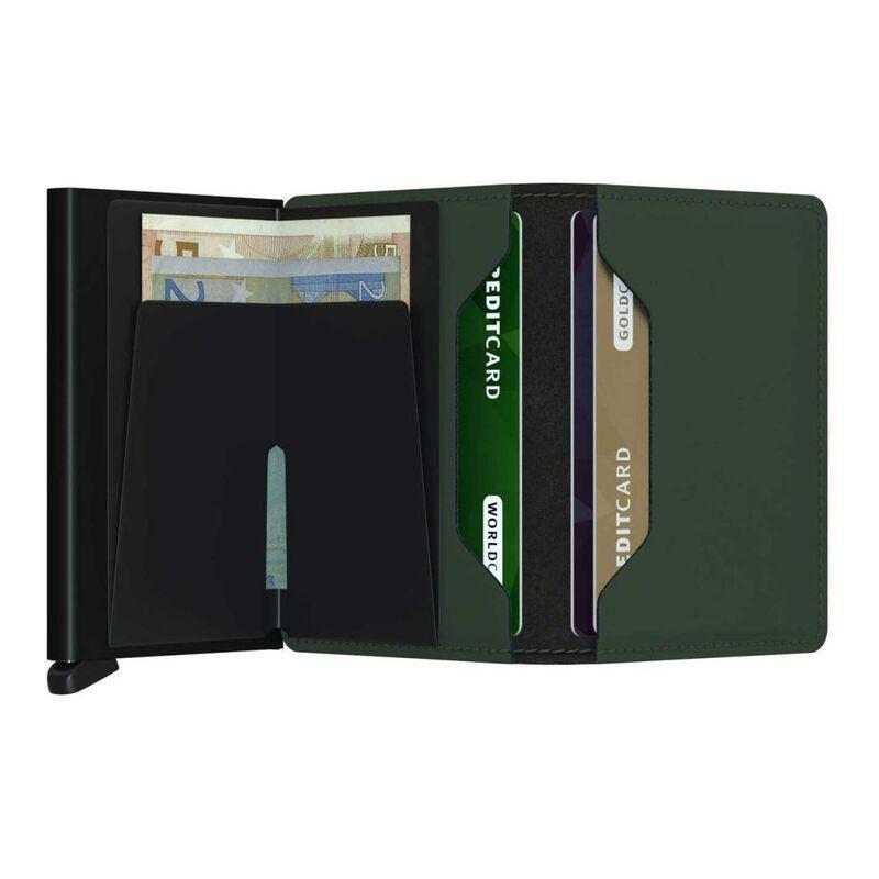 Secrid Slimwallet - Matte Leather - Green/Black, , large image number 1