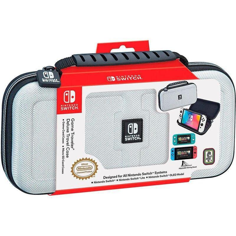 RDS Industries Nintendo Switch Travel Case And Accessories - White, , large image number 0