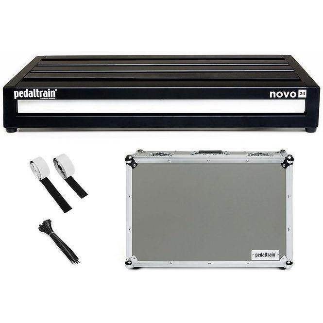 Pedaltrain PT-N24-TC Novo 24 TC Pedalboard with Tour Case - 24-inch x 14.5-inch, , large image number 0