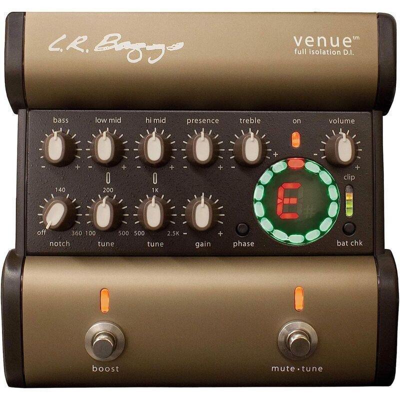 LR Baggs Venue DI Acoustic Guitar Preamp / DI / EQ / Tuner Pedal, , medium