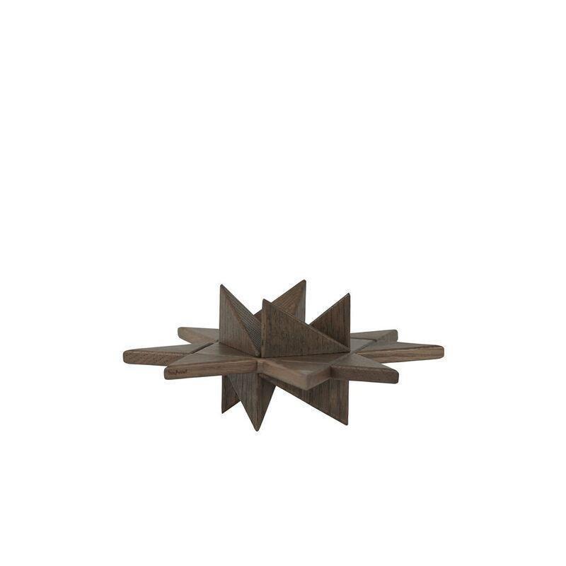 Boyhood Frobel Star Table Oak Smoked Wood Display Figure (8.4cm), , large image number 1