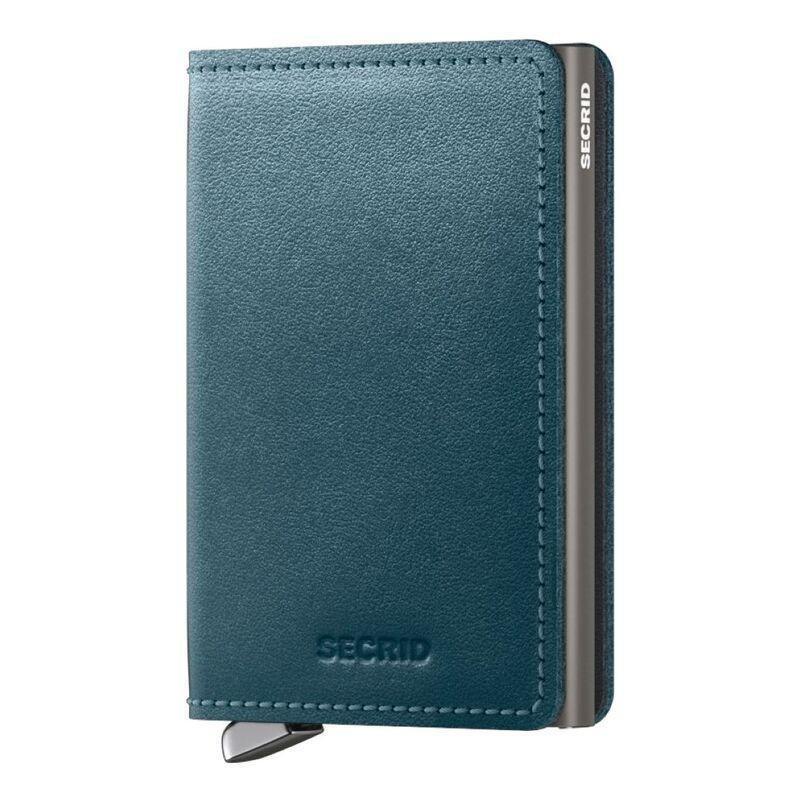 Secrid Slimwallet - Dusk Leather - Teal, , medium
