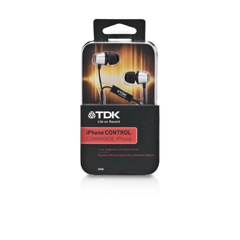 TDK IP200 Light Grey with Mic Earphones, , large image number 1