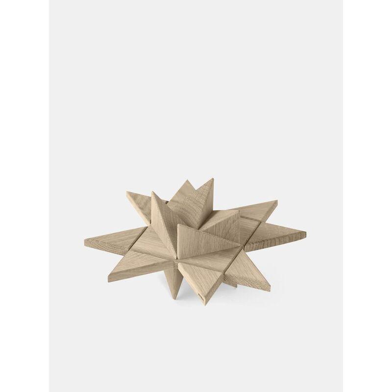 Boyhood Frobel Star Tabel Oak Wood Display Figure (8.4cm), , large image number 1