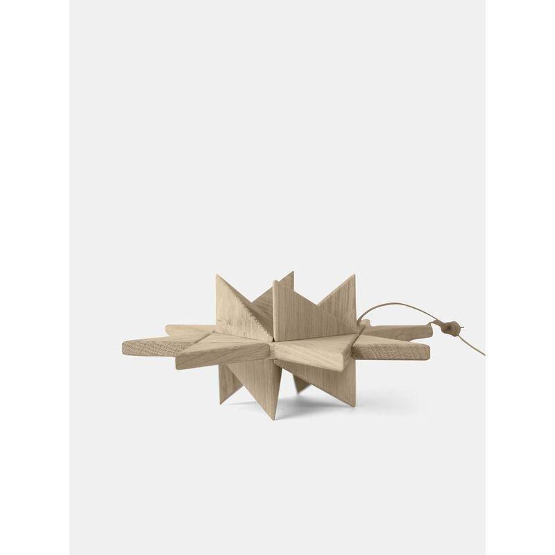Boyhood Frobel Star Hanging Oak Wood Display Figure (8.4cm), , large image number 1