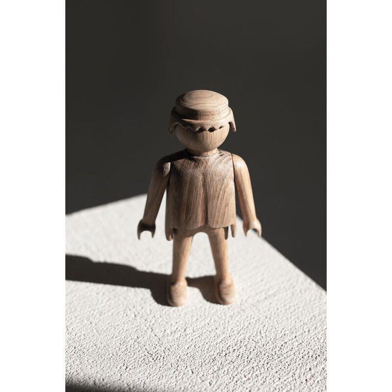 Boyhood Playmobile X Man White Oak Wood Display Figure - Small (17cm), , large image number 4