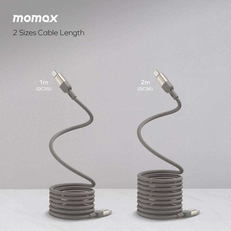 Momax Elite Mag Link 100W USB-C To USB-C Magnetic Cable 1M - Titanium, , large image number 3