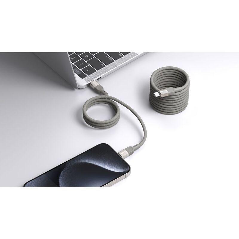 Momax Elite Mag Link 100W USB-C To USB-C Magnetic Cable 2M - Titanium, , large image number 8