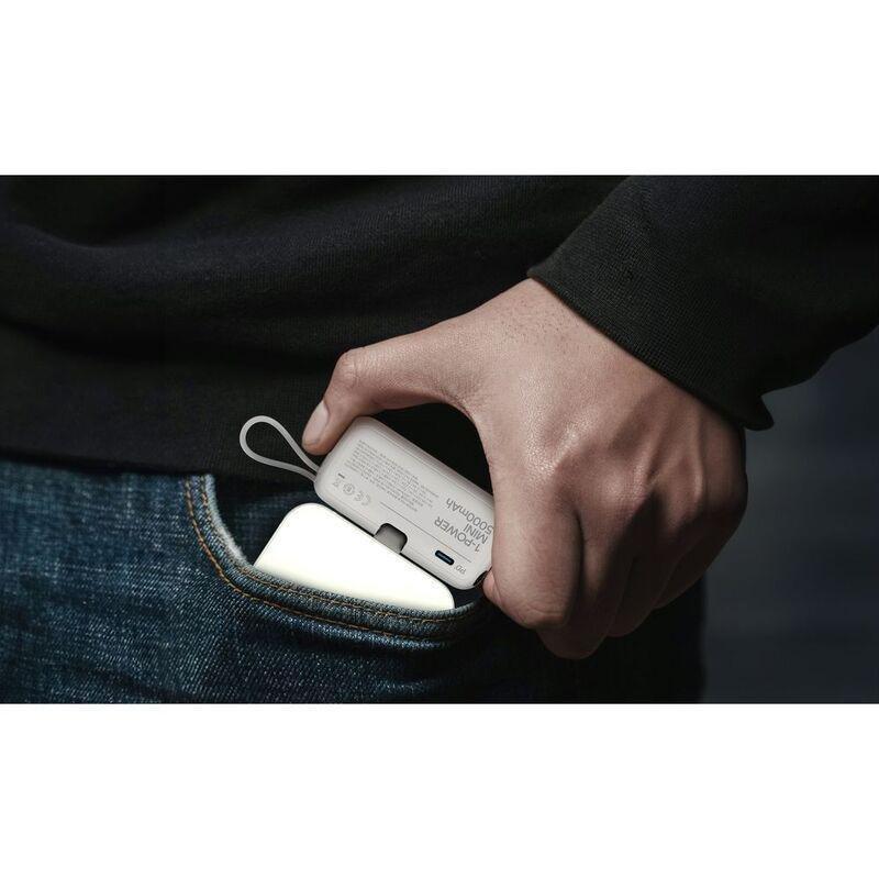Momax 1-Power Mini 5000Mah 3-In-1 Power Bank With USB-C Plug - White, , large image number 1