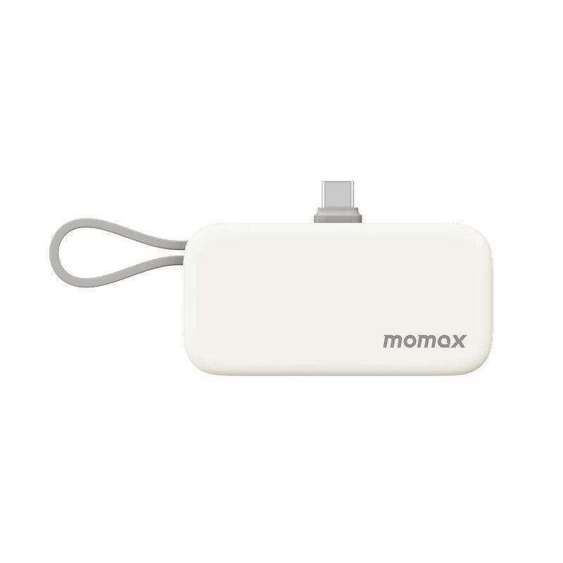 Momax 1-Power Mini 5000Mah 3-In-1 Power Bank With USB-C Plug - White, , large image number 4