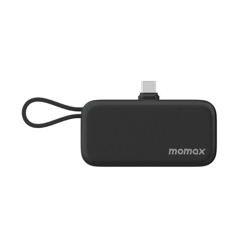Momax 1-Power Mini 5000Mah 3-In-1 Power Bank With USB-C Plug - Black, , large image number 3