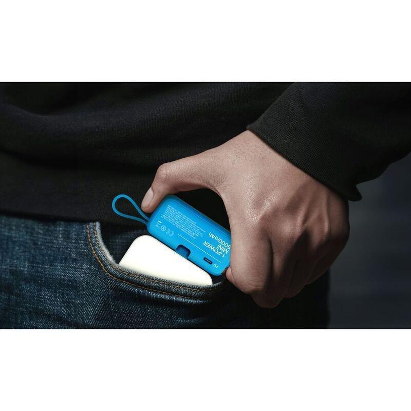 Momax 1-Power Mini 5000Mah 3-In-1 Power Bank With USB-C Plug - Blue, , large image number 3