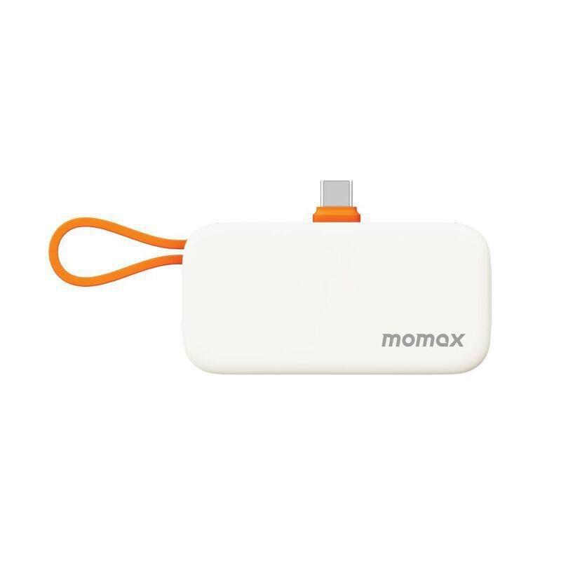 Momax 1-Power Mini 5000Mah 3-In-1 Power Bank With USB-C Plug - Orange, , large image number 4