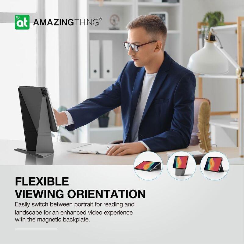 Amazing Thing Matte Pro Mag Folio With Stand For iPad Air 10.9/iPad Pro 11 2024 - Black, , large image number 4