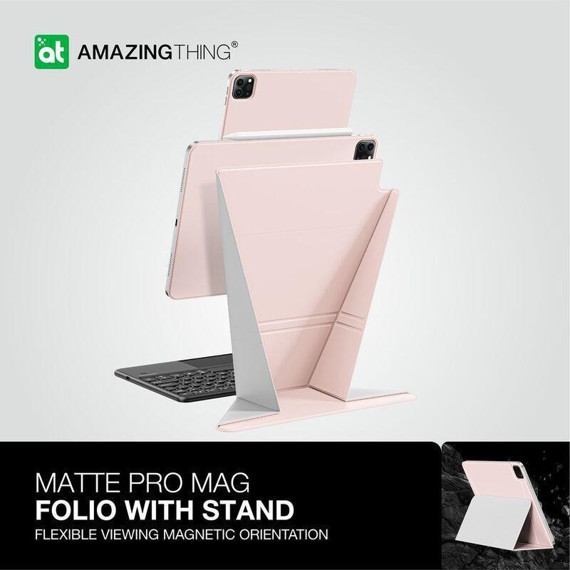 Amazing Thing Matte Pro Mag Folio With Stand For iPad Air 10.9/iPad Pro 11 2024 - Pink, , large image number 2