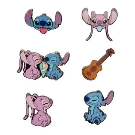 LOUNGEFLY - Loungefly Blind Box Pin Disney Stitch And Angel