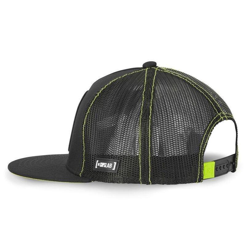 Capslab Rick & Morty Unisex Adult Snapback Trucker Cap - Black, , large image number 2