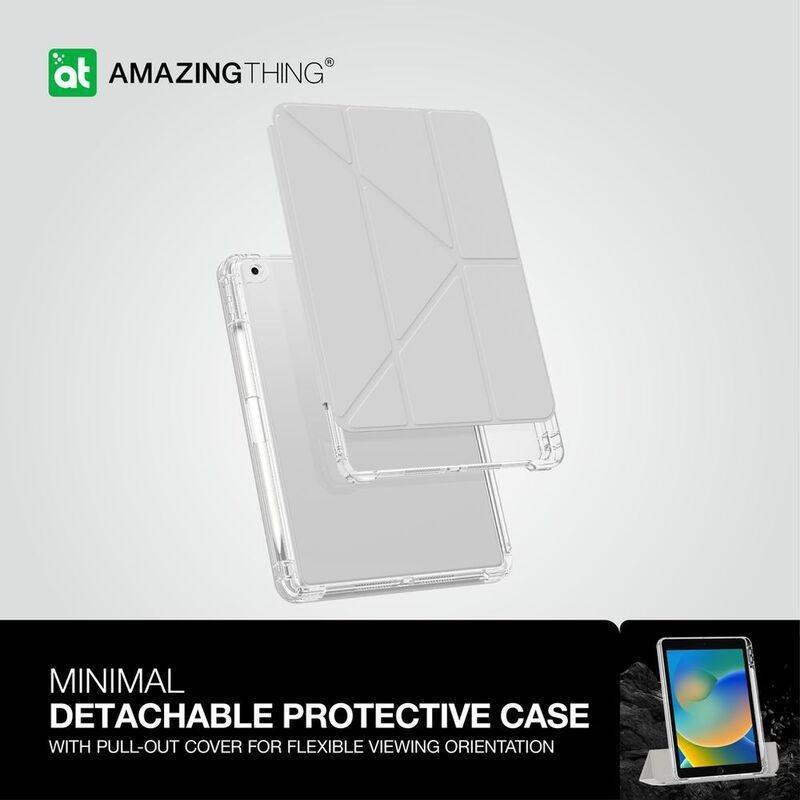Amazing Thing Minimal Case For iPad 10.2 2024 - Grey, , large image number 1
