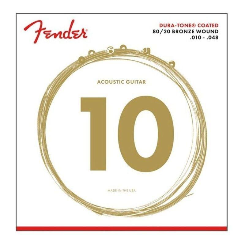 Fender 880XL Acoustic Guitar Strings - Coated 80/20 Bronze (10-48 Gauge), , large image number 0