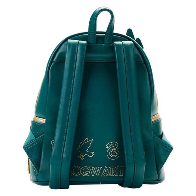 Loungefly Leather Harry Potter Golden Hogwarts Castle Mini Backpack, , large image number 1
