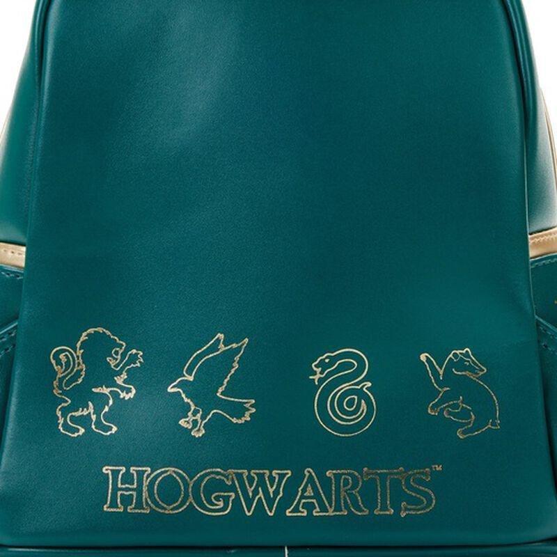 Loungefly Leather Harry Potter Golden Hogwarts Castle Mini Backpack, , large image number 2
