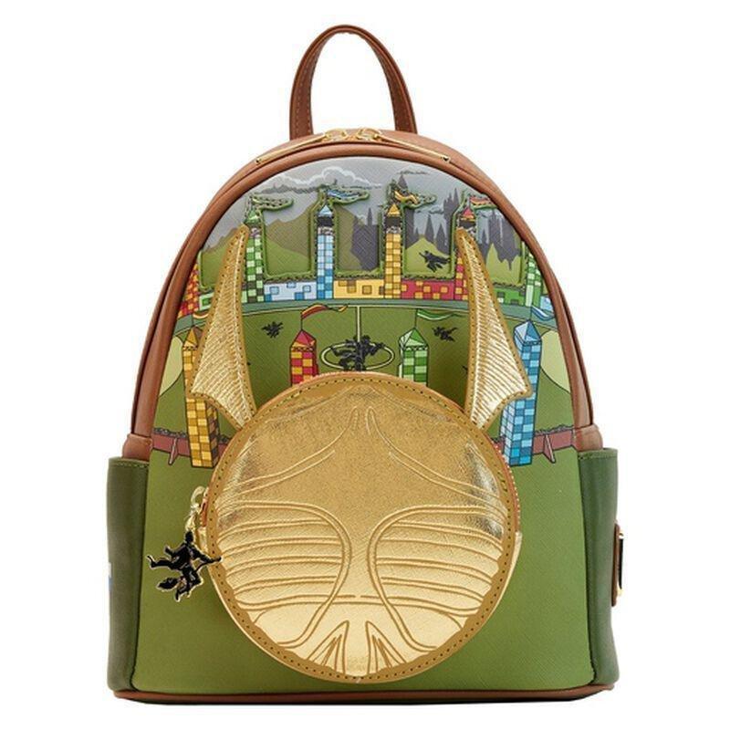 Loungefly Leather Harry Potter Golden Snitch Mini Backpack, , large image number 1