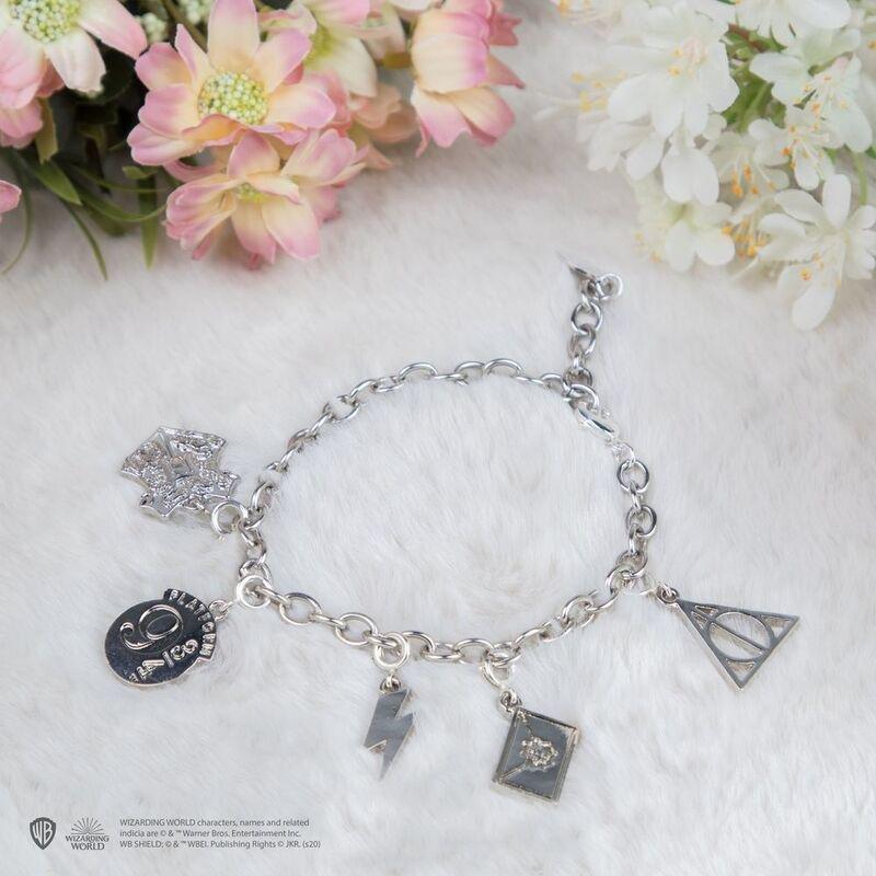Cinereplicas Harry Potter Charm Bracelet with 5 Charms, , large image number 3