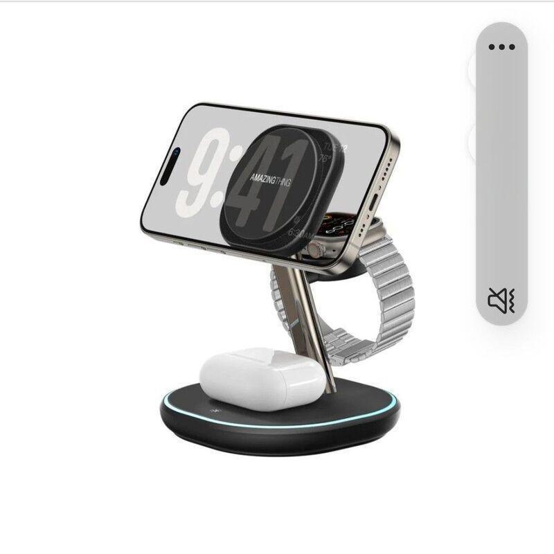Amazing Thing Thunder Pro Mag 3In1 Charging Stand - Black, , large image number 2