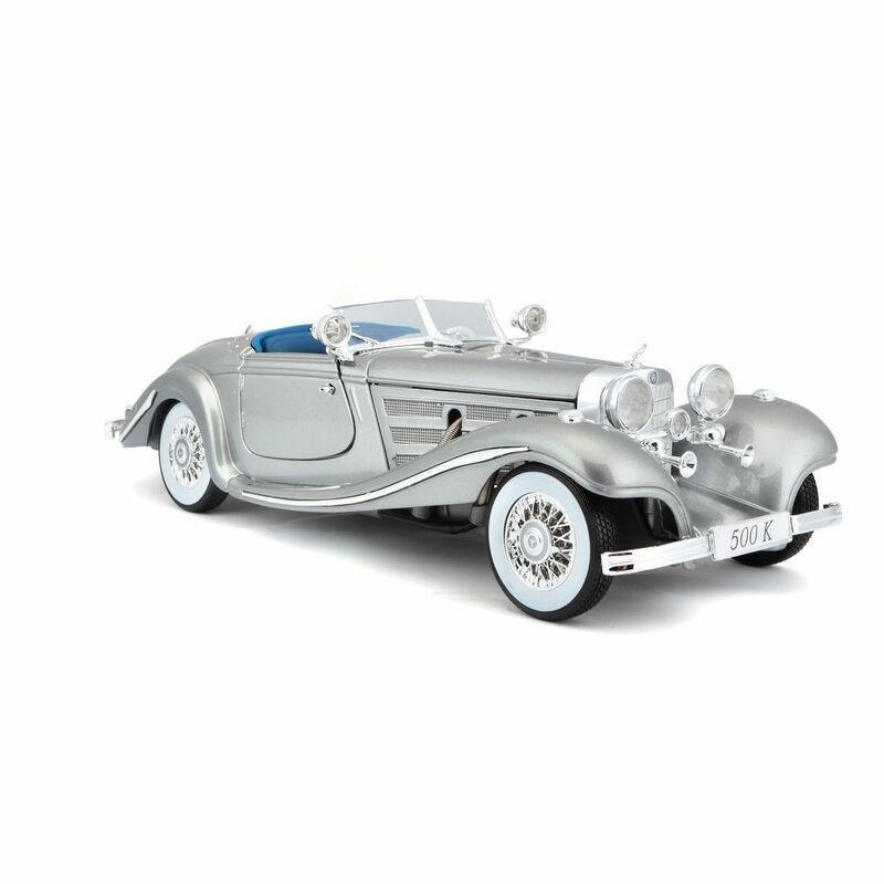 Maisto 1936 Mercedes Benz 500 K Typ Special Roadster 1/18 Premier Edition Diecast Model, , large image number 0