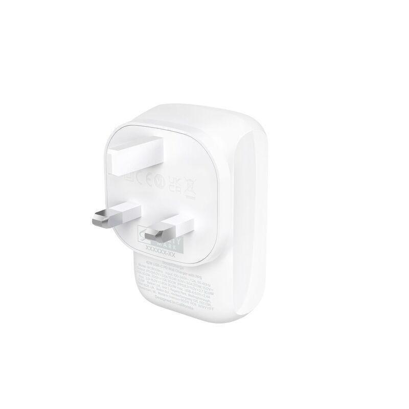 Belkin 42W Wall Charger PD (USB-C - USB-A) - White, , large image number 1