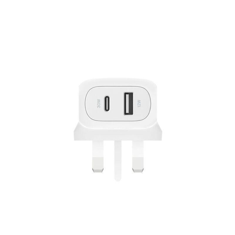 Belkin 42W Wall Charger PD (USB-C - USB-A) - White, , large image number 2