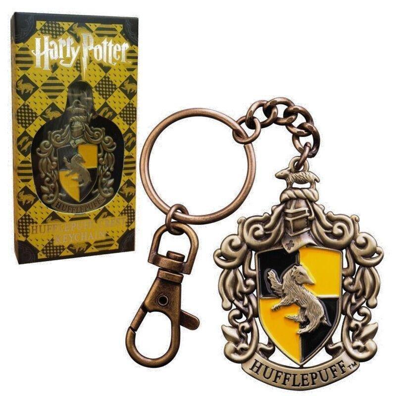 Noble Collection Harry Potter - Huffelpuff Crest Keyring, , medium