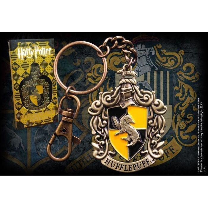 Noble Collection Harry Potter - Huffelpuff Crest Keyring, , large image number 1