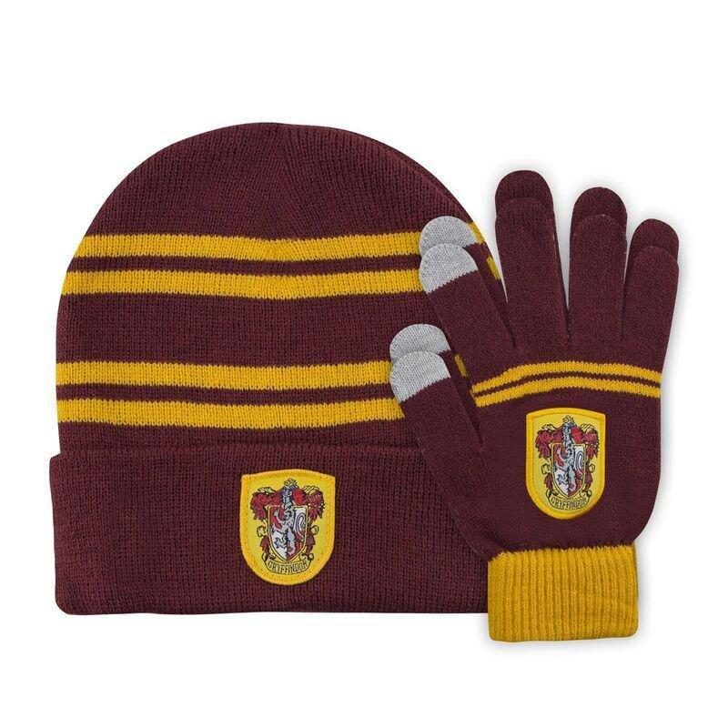 Cinereplicas Harry Potter Gryffindor Beanie/Gloves Set For Kids, , medium