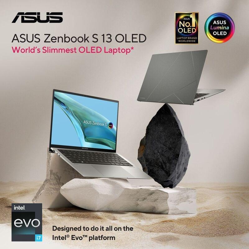 ASUS Zenbook S13 Laptop - UX5304VA-OLEDI7T - Intel Core /16GB/1TB SSD/Intel Iris Xe Graphics/13.3-inch 2.8K (2880 x 1800)/60Hz/Windows 11 Home - Gr..., , large image number 3