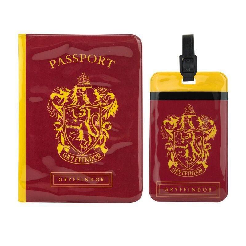 Cinereplicas Harry Potter Tag and Passport Cover Set - Gryffindor, , large image number 0