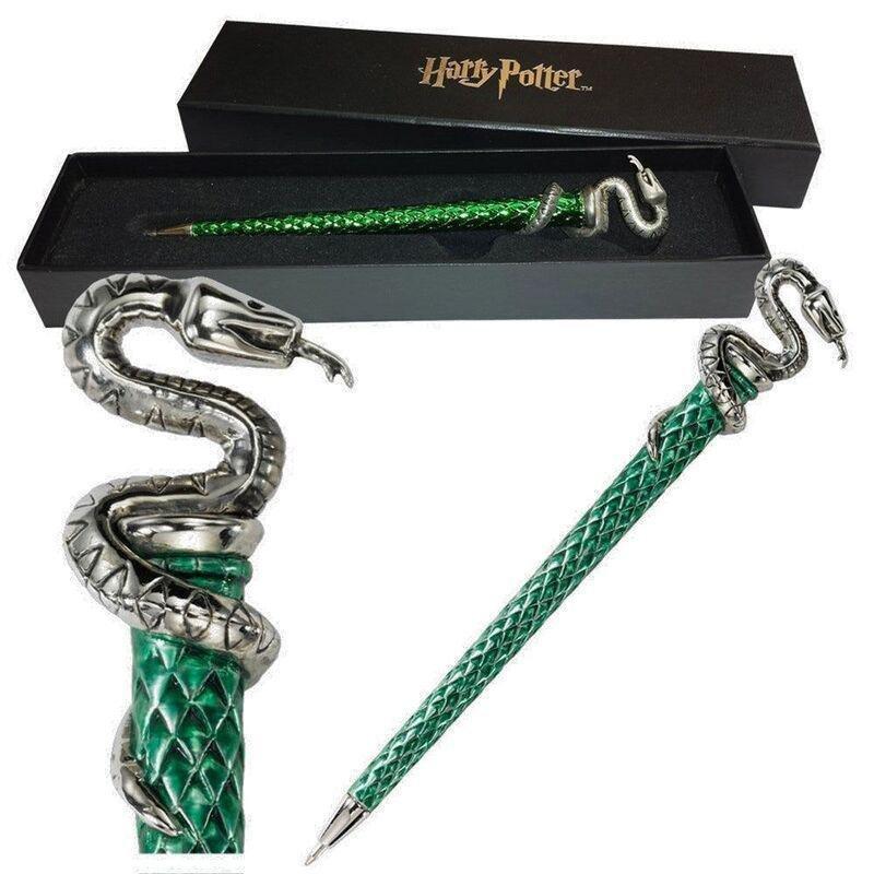 Noble Collection Harry Potter - Slytherin Silver Plated Pen, , large image number 0