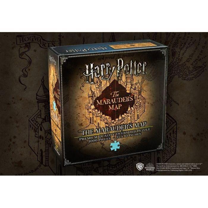 Noble Collection Harry Potter - The Mauders Map Jigsaw Puzzle 35 x 13 Inch (1000 Pieces), , large image number 1