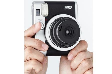 Fujifilm instax mini 90 NEO CLASSIC Black/Stainless Steel Instant Camera, , large image number 6