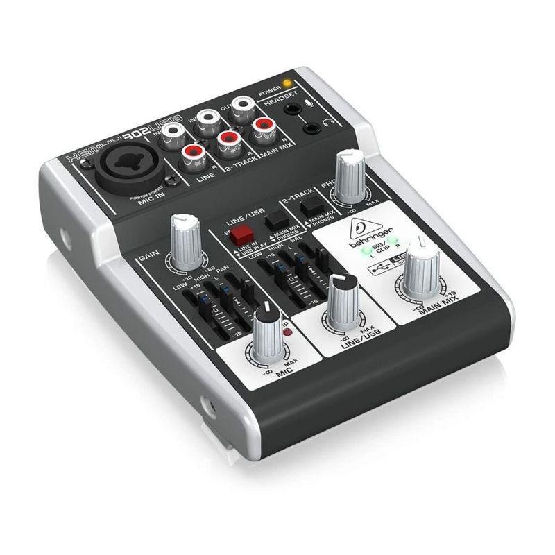 Behringer Xenyx 302 USB 5 Input Mixer with Pre Amp, , large image number 1